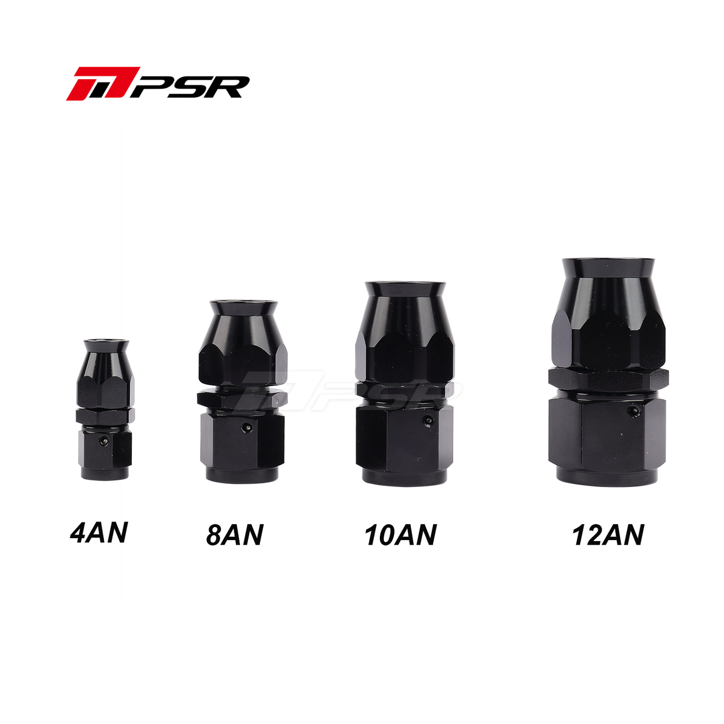 PSR PTFE Hose End Fitting 4AN 8AN 10AN 12AN Fit For PTFE Fuel Hose Line