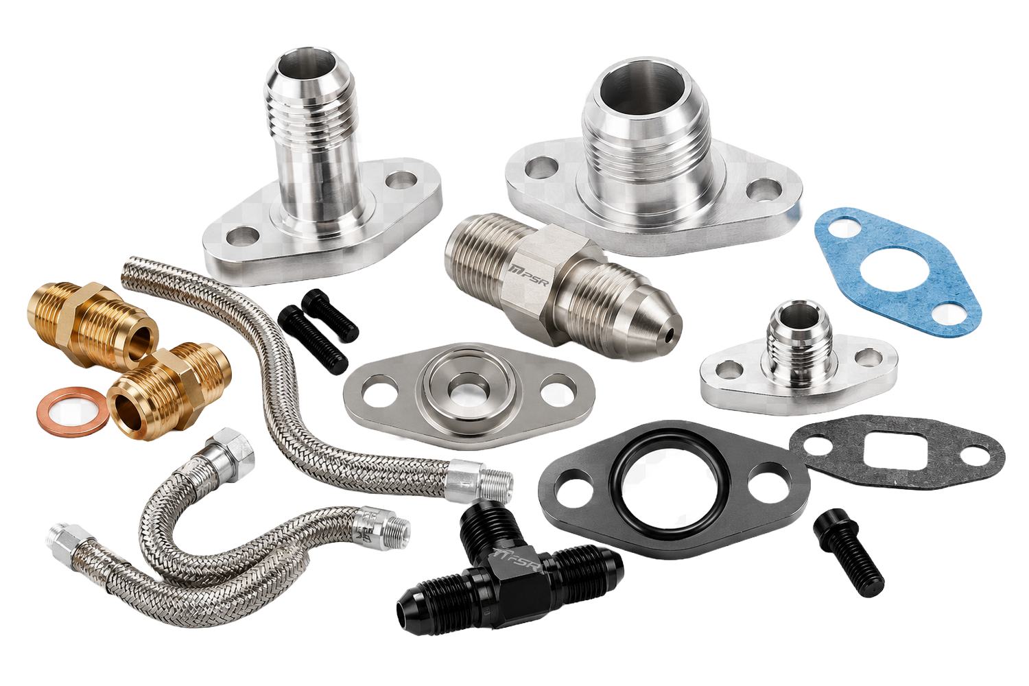Turbo Fittings — AN Lines, Oil Feed & Drain Kits