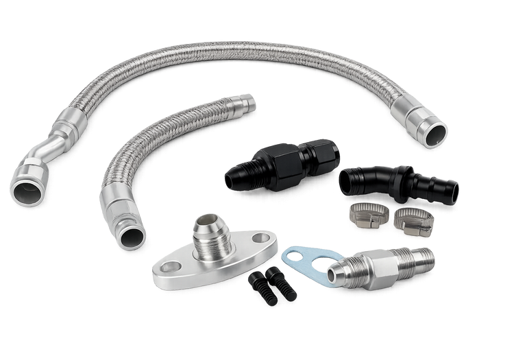 Oil Fittings & Lines – Reliable Flow for Maximum Turbo Performance