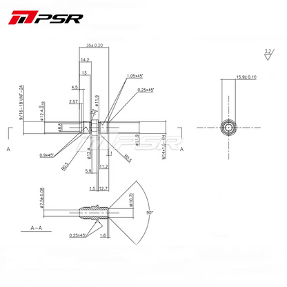 PSR Turbo Water Cooling Fitting Kit -6 AN For PT/X28 PT/X30 PT/X35 GEN I/ii PSR3584 GEN2 PTG25 PTG30 PTG35… – view 3