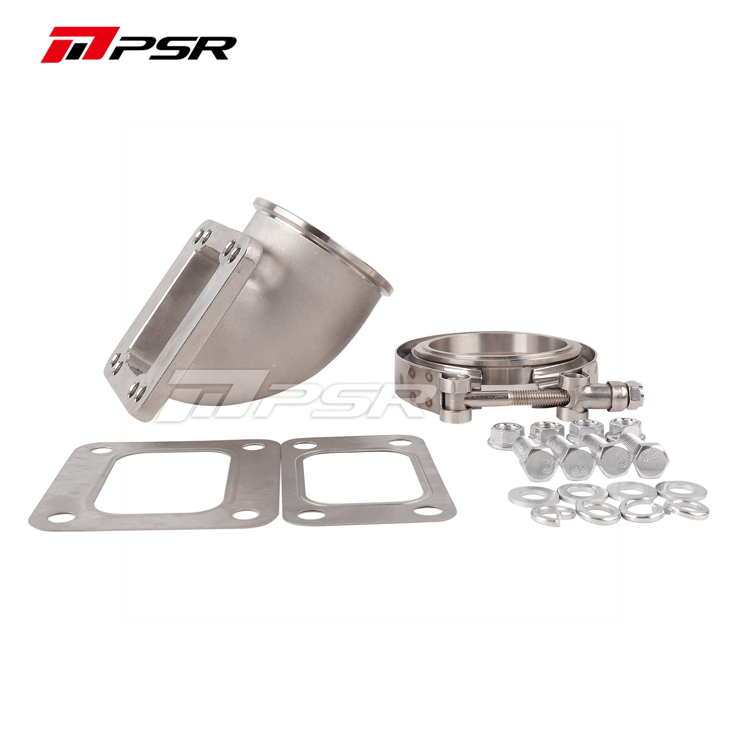 PSR 90 Degree Elbow Adapter T3/T4 3” Vband Stainless Steel