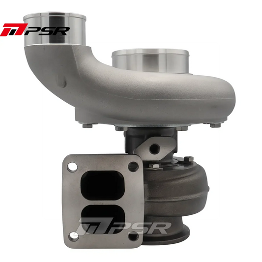 PULSAR Billet 363D 366D 369D DUAL CERAMIC BALL BEARING Turbo with 90° Elbow Outlet Compressor