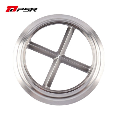 Pulsar PSR 5” to 4” Stainless Steel Cross Guard Flange Clamp Kit for 400 Series Turbos Turbine Housing Outlet – view 3