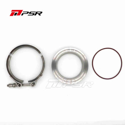 PSR Stainless Steel V-Band 3"/3.5" Flange & Clamp Kits for PRO PTG75 PT/X42 PT/X45 PT/X47