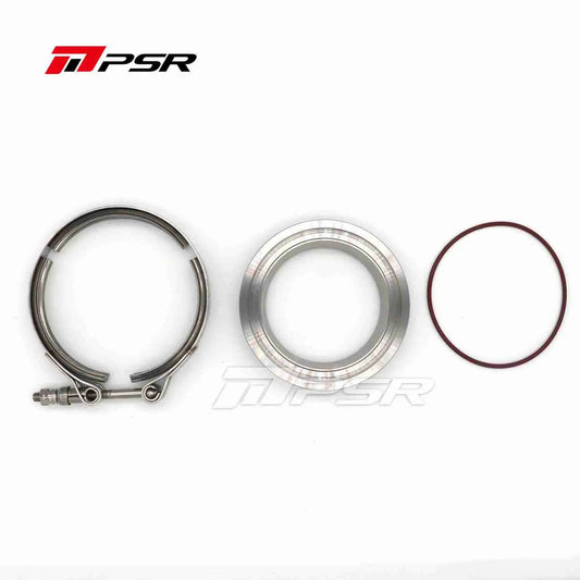 PSR Stainless Steel V-Band 3”/3.5” Flange&Clamp Kits for PRO PTG75 PT/X42 PT/X45 PT/X47 PT/X50 PT/X55 400 etc. Compressor Outlet