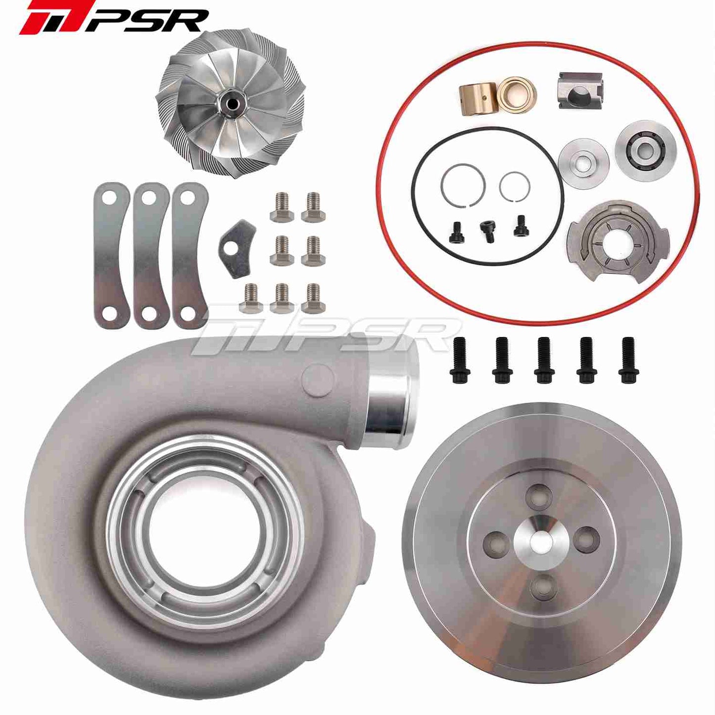 PULSAR 05-07 6.0 Powerstroke Turbo Compressor Drop In DIY Upgrade Kit