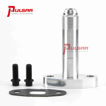 '-10AN Extended Oil Drain Flange Kit — Precision T4/T67/T72/T76/T78