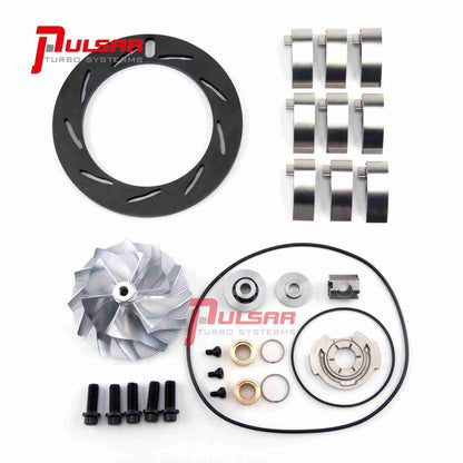 Early 03 Ford 6.0L Powerstroke Billet Turbo Compressor Wheel + Rebuild Kit