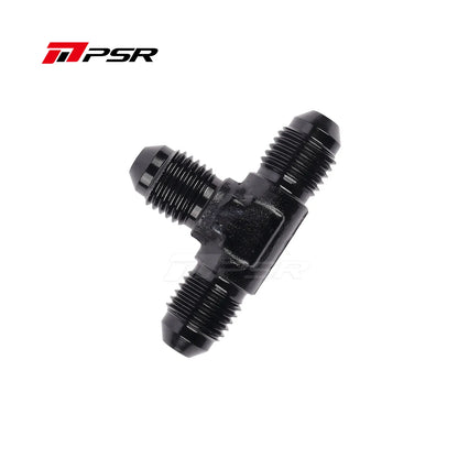 PSR 4AN Male Flare Tee Fitting Union Adapter Aluminum Black – view 3