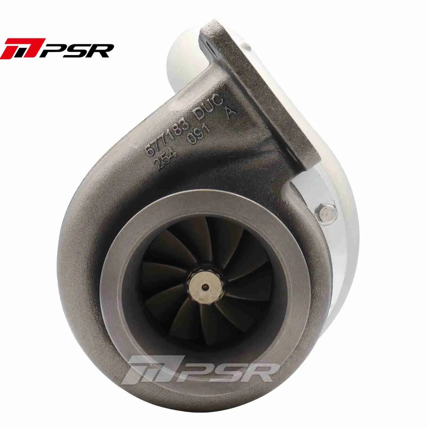 Pulsar Billet 363 366 369 Journal Bearing Turbo with 90° Elbow Outlet Compressor