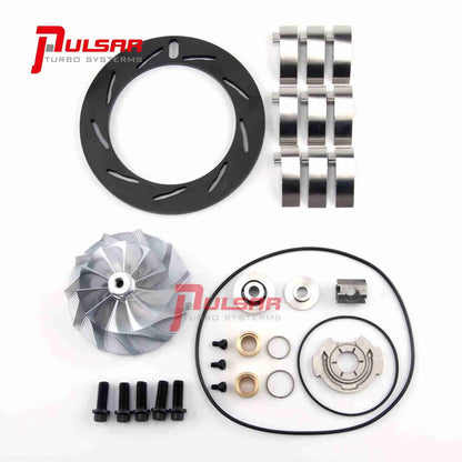 2004.5–2005 Duramax LLY Billet Compressor Wheel & VGT Nozzle Ring Rebuild Kit
