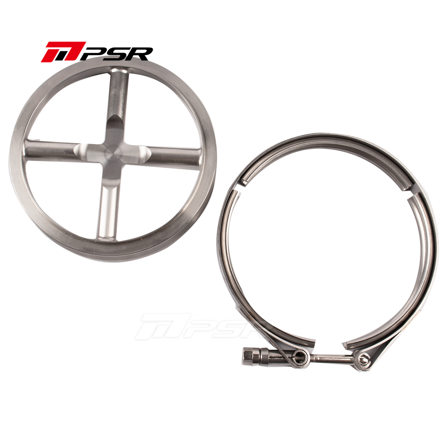 Pulsar PSR Stainless Steel Turbine Cross Guard Flange Clamp Kit for PRO88 PRO98 PRO106 Turbos