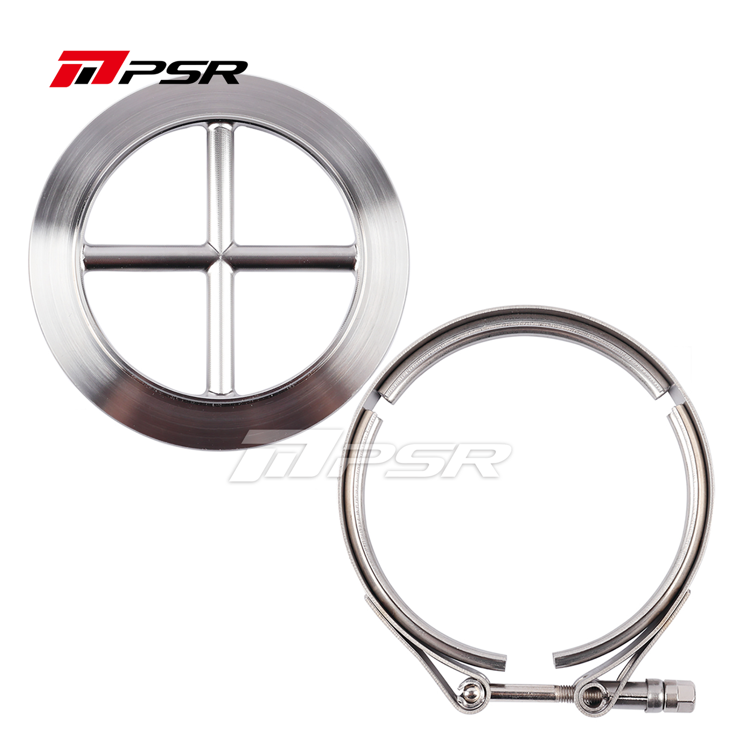 Pulsar PSR Stainless Steel Turbine Cross Guard Flange Clamp Kit for 6275G 6775G 7375G 7975G 7782G Turbos